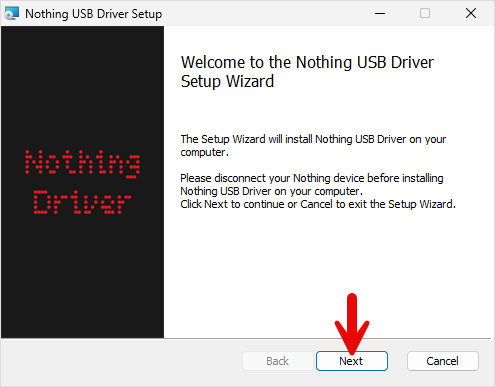 Nothing Driver Setup