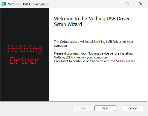 Nothing USB Driver